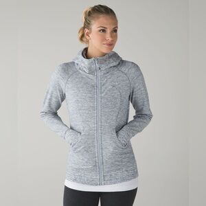 Lululemon Scuba Hoodie III Heathered Space Dyed Gris Size